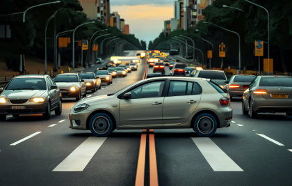 Multa por trafegar errado: Nova lei pune motoristas que bloqueiam trânsito